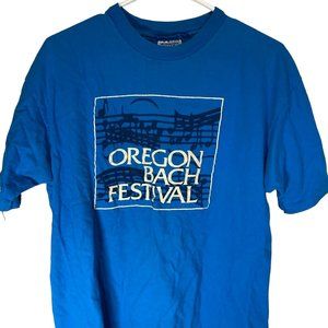 Vtg Oregon Bach Festival Shirt Single stitch Hanes Beefy XL Made in USA